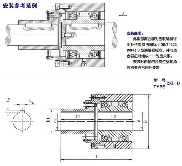CKL-D滚柱单向香蕉视频入口结构图