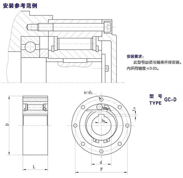 GC-D滚柱式超越香蕉视频入口结构图
