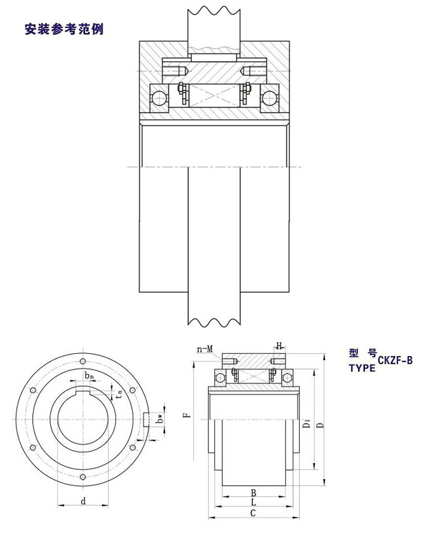 CKZF-B 单向香蕉视频入口（超越香蕉视频入口）型号